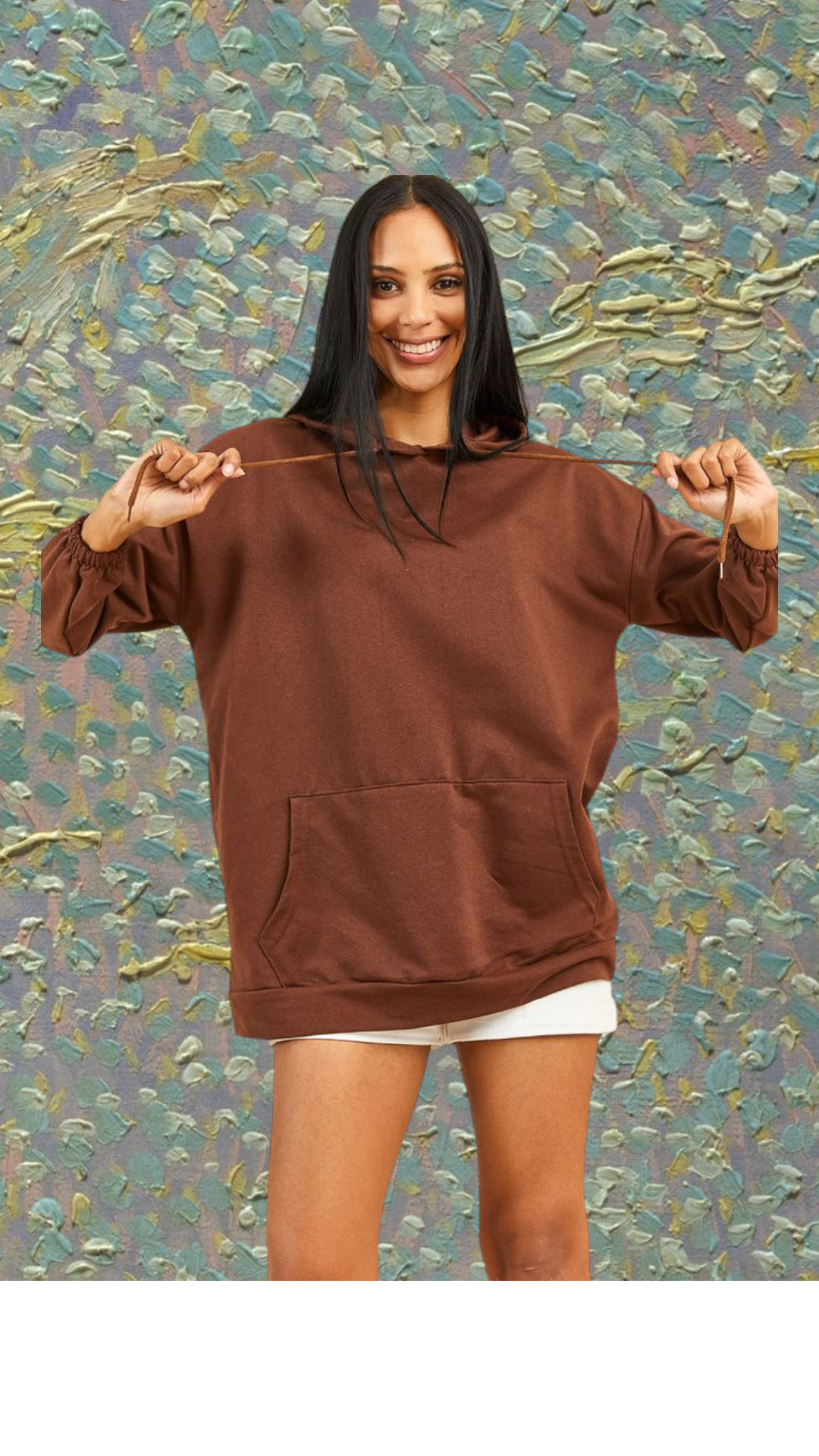 Kangaroo Pocket Oversize Sweater